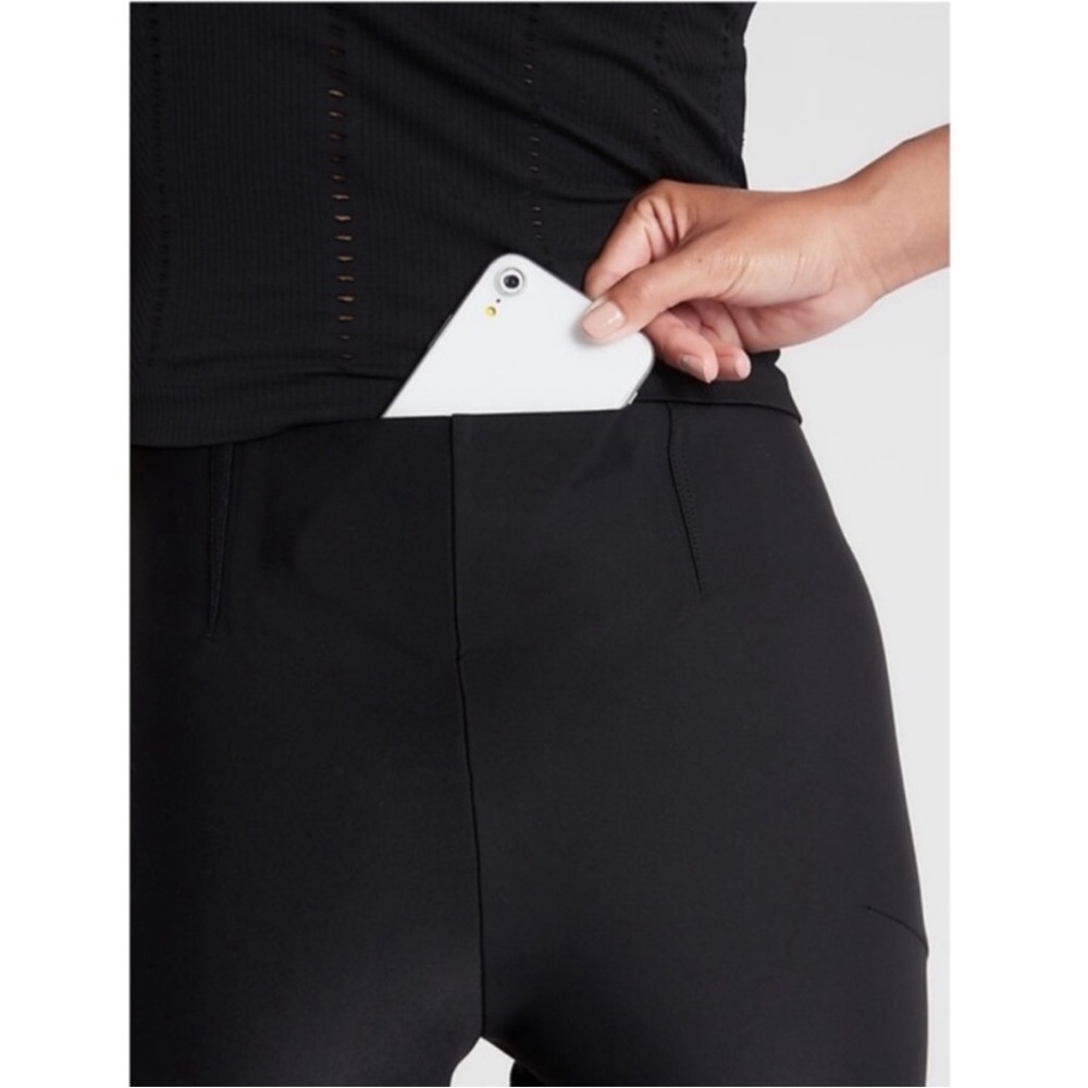 Athleta Interstellar Tight Split Ankle Black Size… - image 8